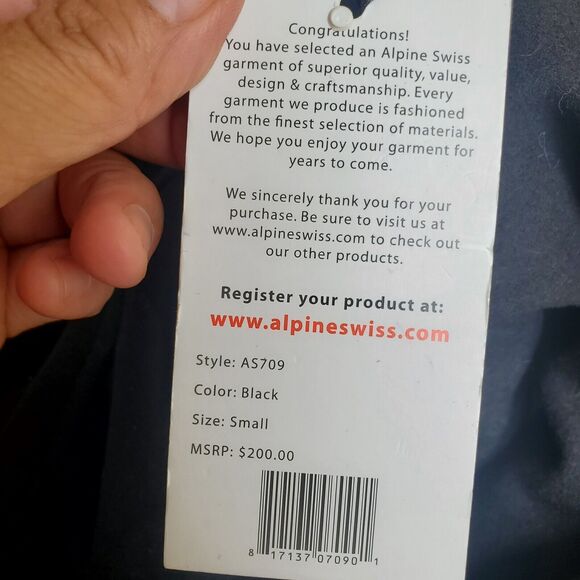 Alpine Swiss Duffy Womens Hooded Parka Fur Trim Wool Coat Toggle Button Jacket S - Picture 10 of 16